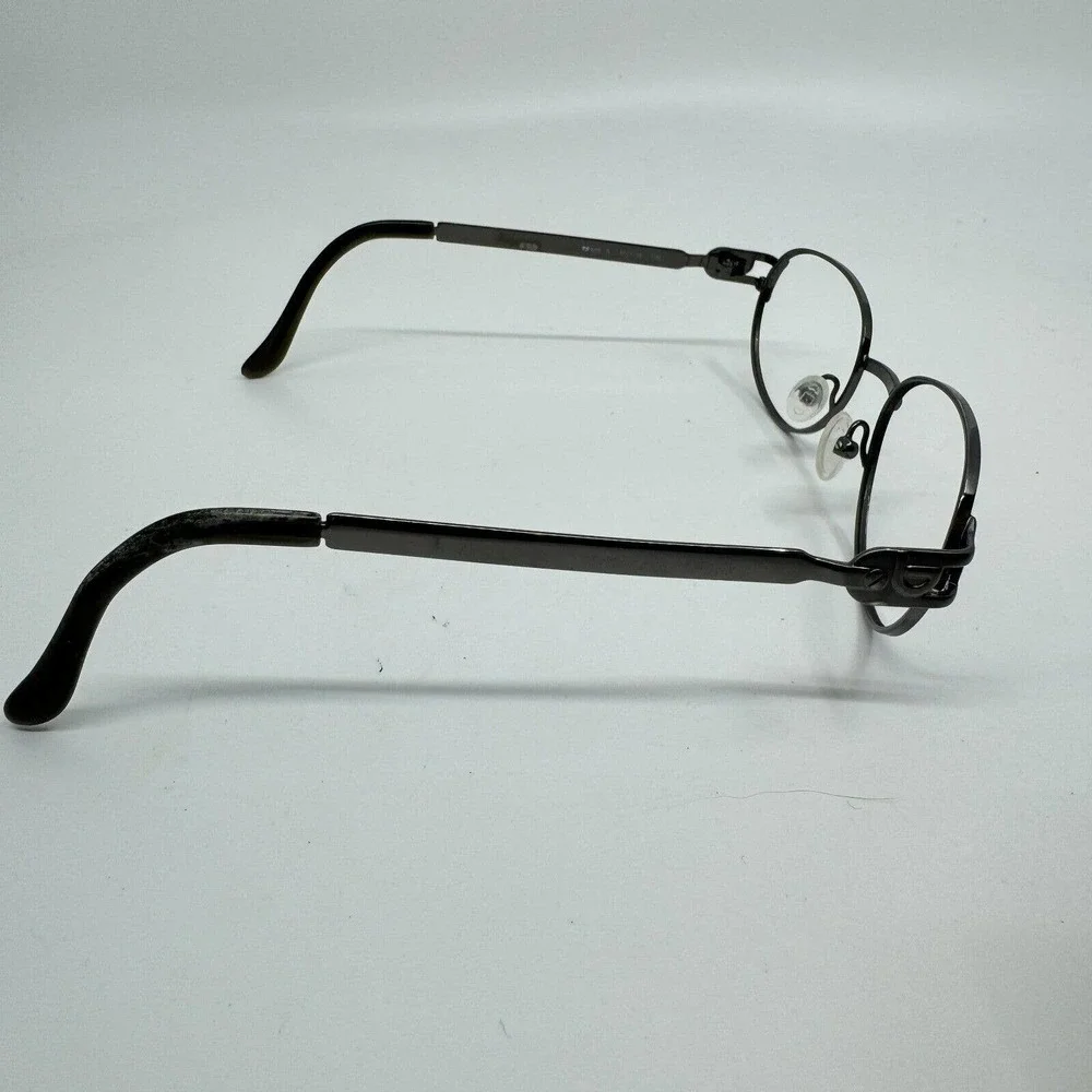 Vintage Byblos‎ b620- S Black Oval SunglassesFrames only 3121/36 135 H10078
